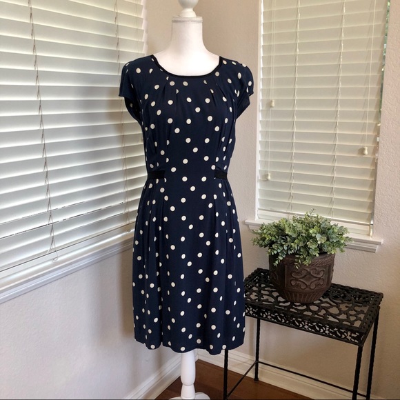 Boden "Easy Day"  Polka Dot Dress Size 10 - Picture 2 of 10
